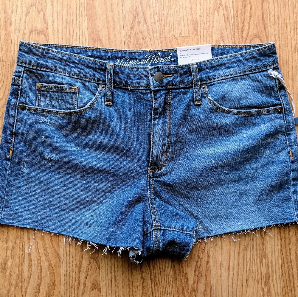 Denim shorts